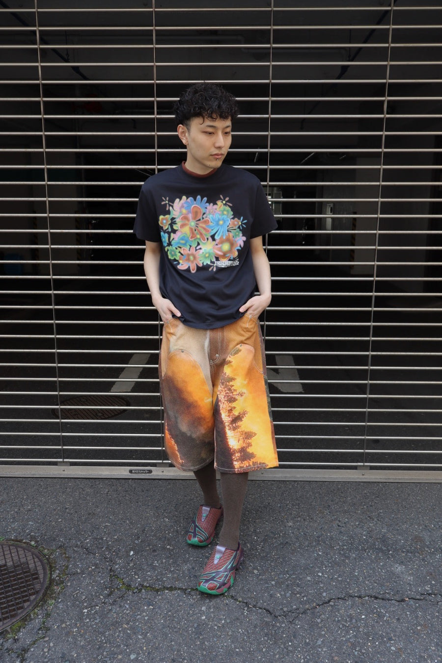 FAF(エフエーエフ)のNEWCOMMUNE Baggy Denim Shorts Rigidの通販 