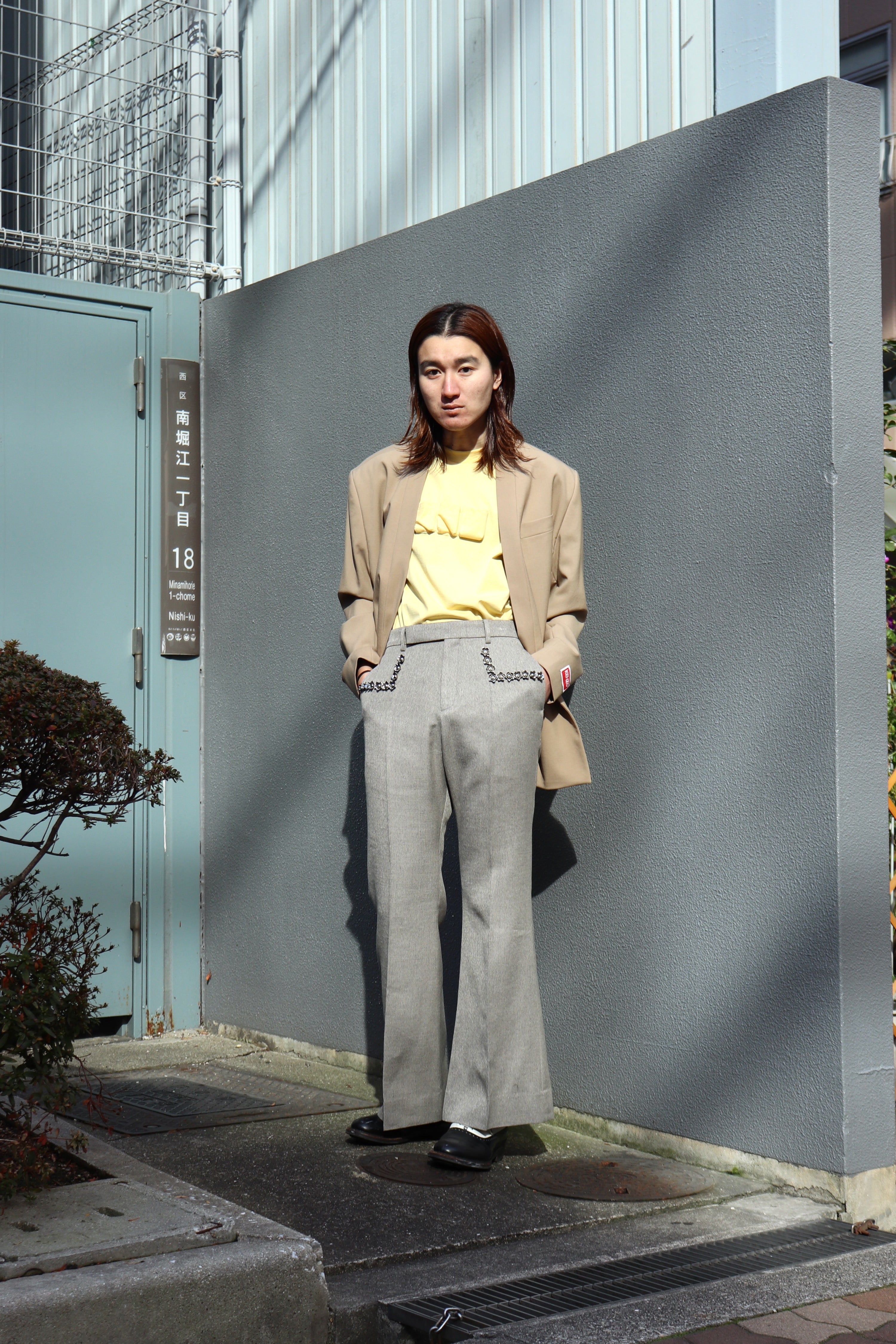 MASU(エムエーエスユー)のFLARE TAILORED TROUSERSの通販｜PALETTE art
