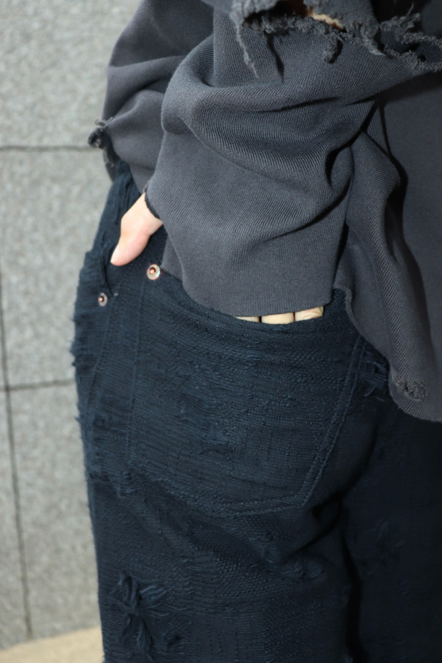 MINUS  Twist Seam Lot.20603T Boro Crust