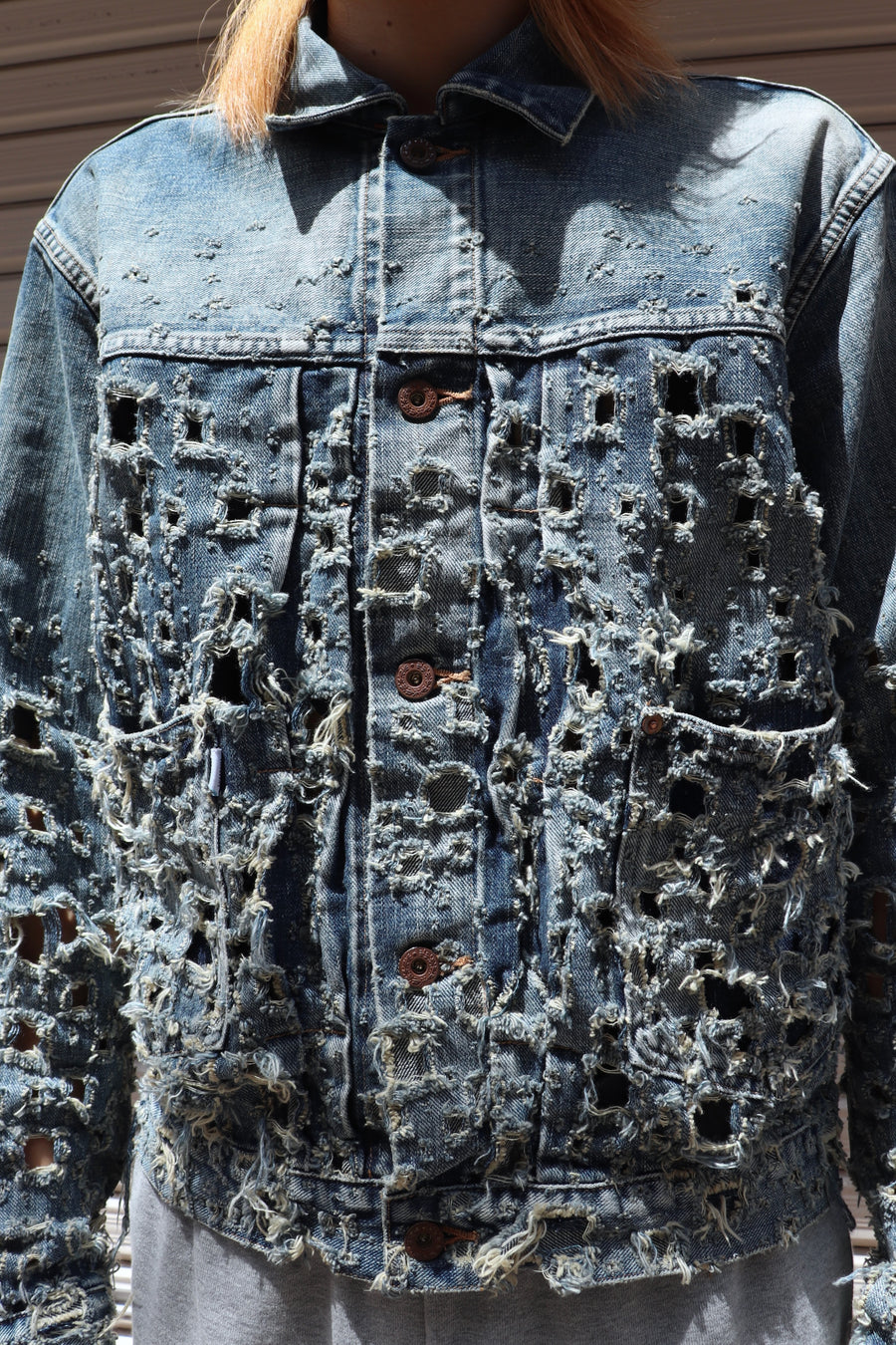 SUGARHILL  CRASHED MODERN DENIM JACKET