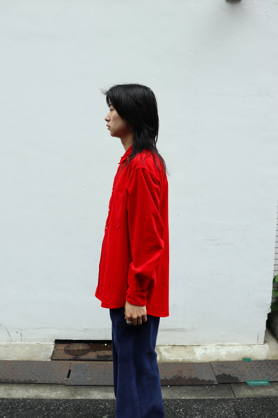 soe  Garment Dyed Dad Shirts(RED)