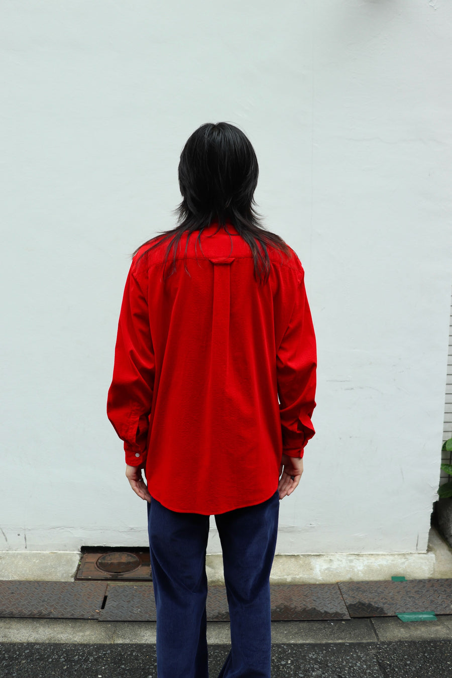 soe  Garment Dyed Dad Shirts(RED)
