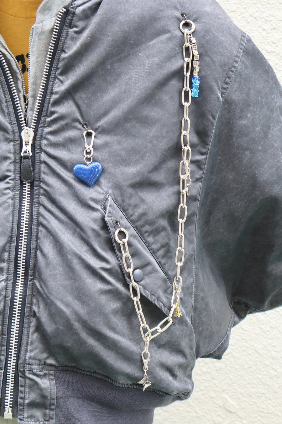 doublet  KEY CHAIN DECORATED BOMBER JACKET