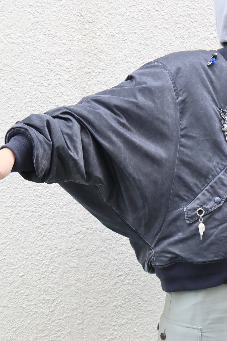 doublet  KEY CHAIN DECORATED BOMBER JACKET