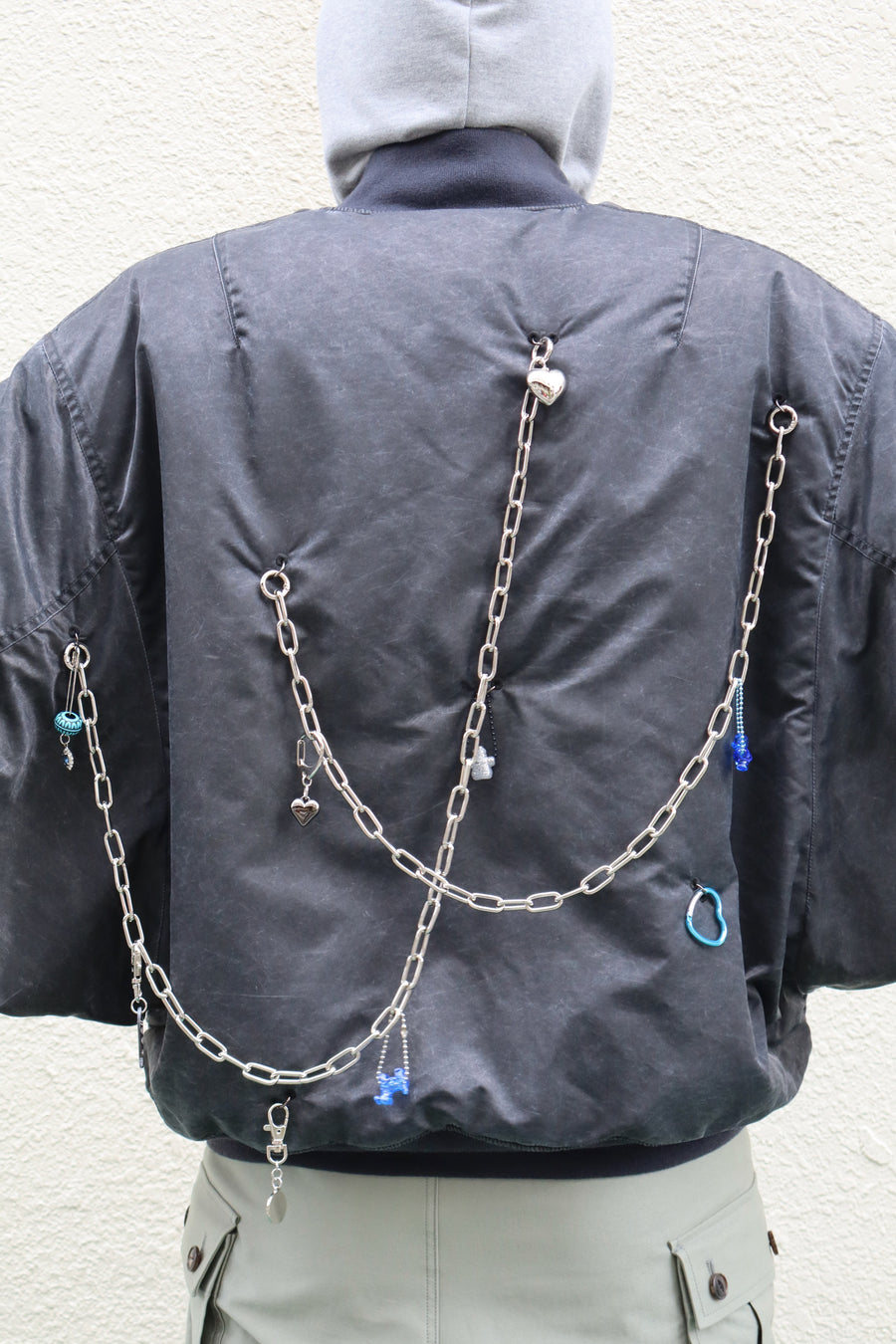 doublet  KEY CHAIN DECORATED BOMBER JACKET