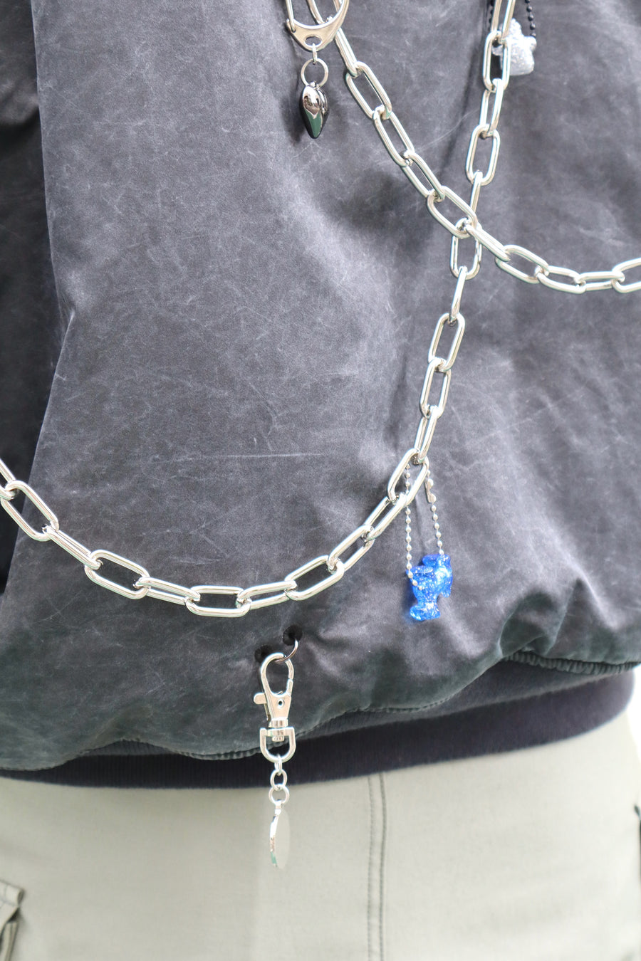 doublet  KEY CHAIN DECORATED BOMBER JACKET