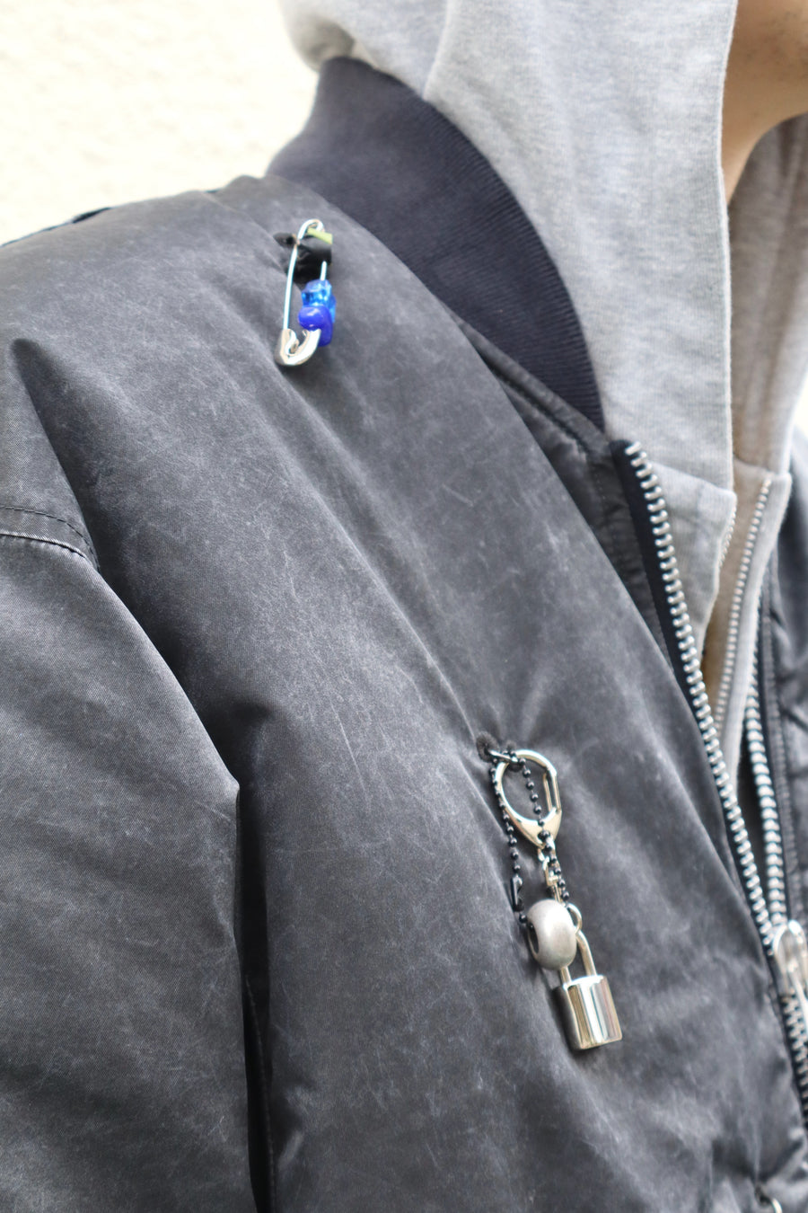 doublet  KEY CHAIN DECORATED BOMBER JACKET