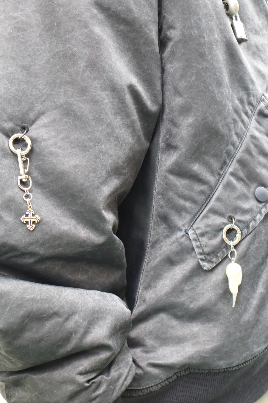 doublet  KEY CHAIN DECORATED BOMBER JACKET