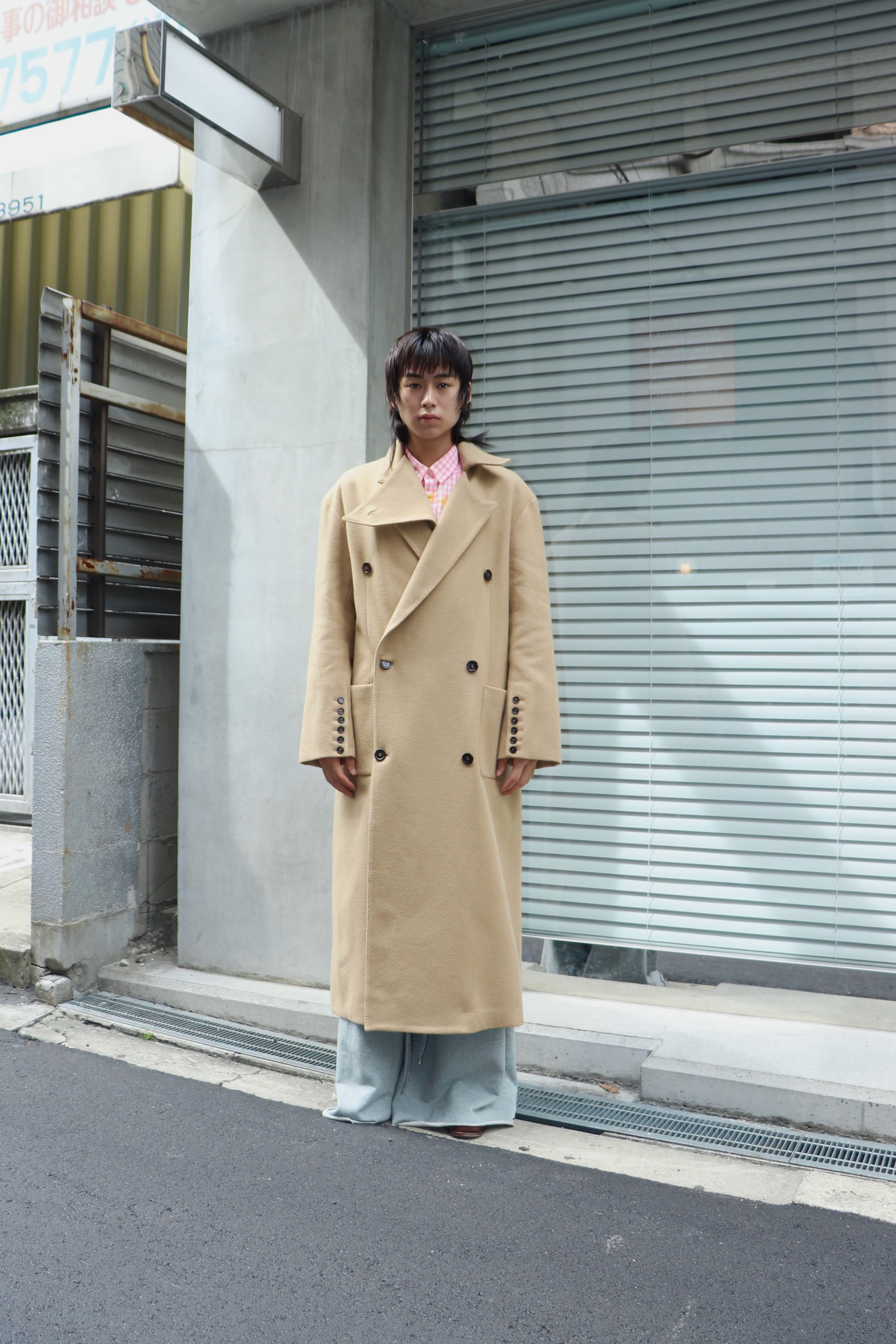 masu bat collar over coat ロングコート タグ付き MASU(エムエーエスユー)のBAT COLLAR OVER COATの通販｜PALETTE art