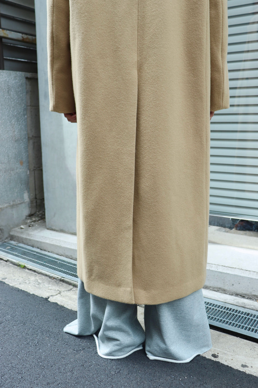 MASU  BAT COLLAR OVER COAT