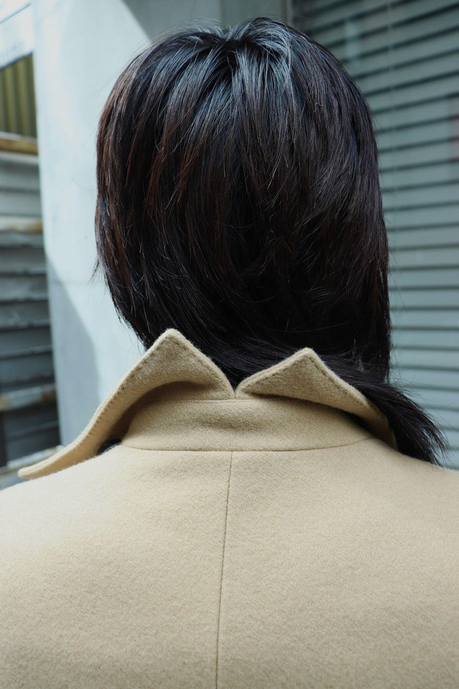 MASU  BAT COLLAR OVER COAT