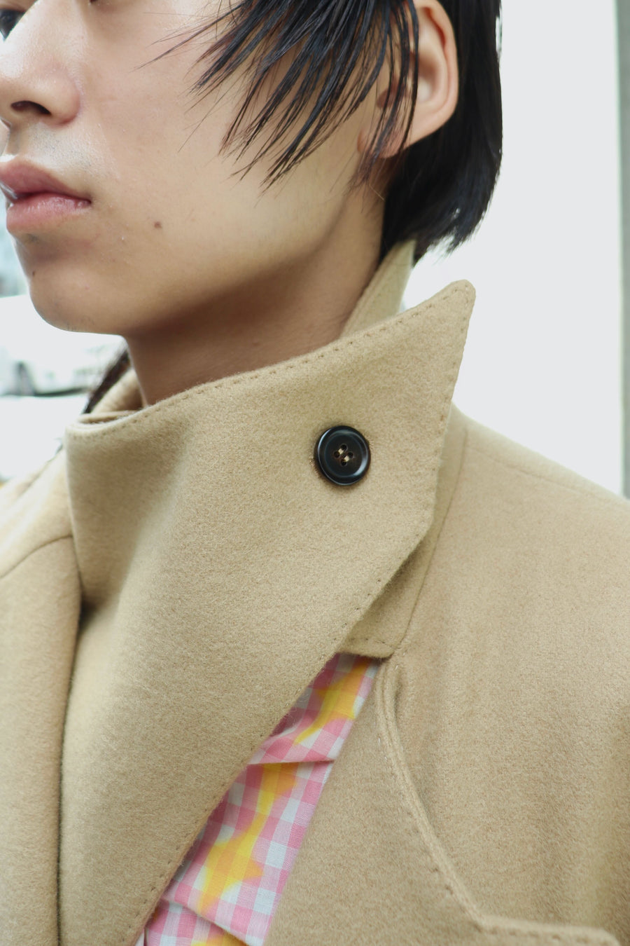 MASU  BAT COLLAR OVER COAT