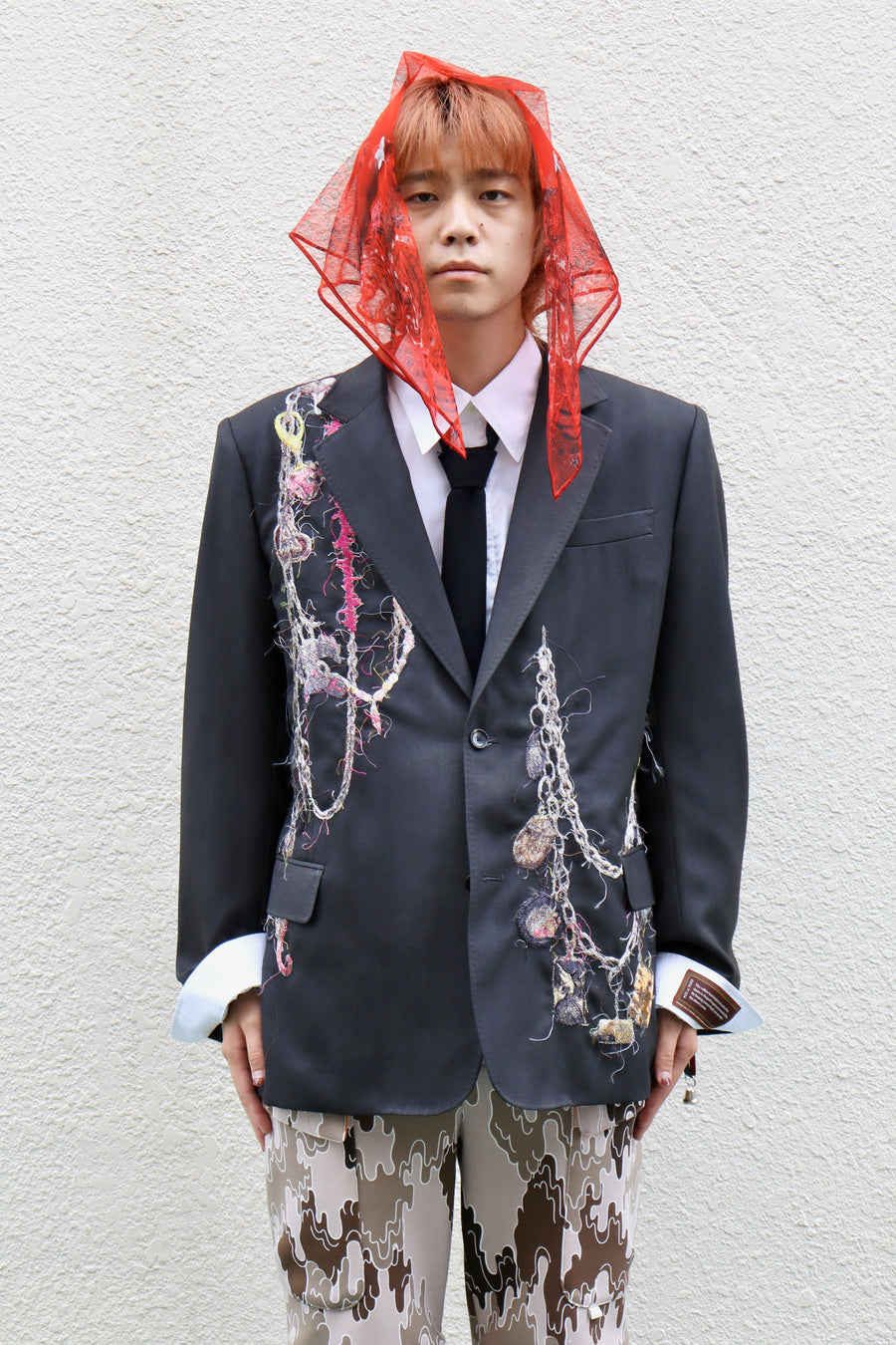 doublet  EMBROIDERED CHAIN TAILORED JACKET