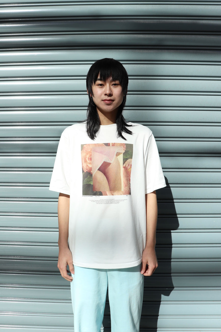 JOHN MASON SMITH × NICOLA KLOOSTERMAN  FRILLS  S/S T-SHIRT