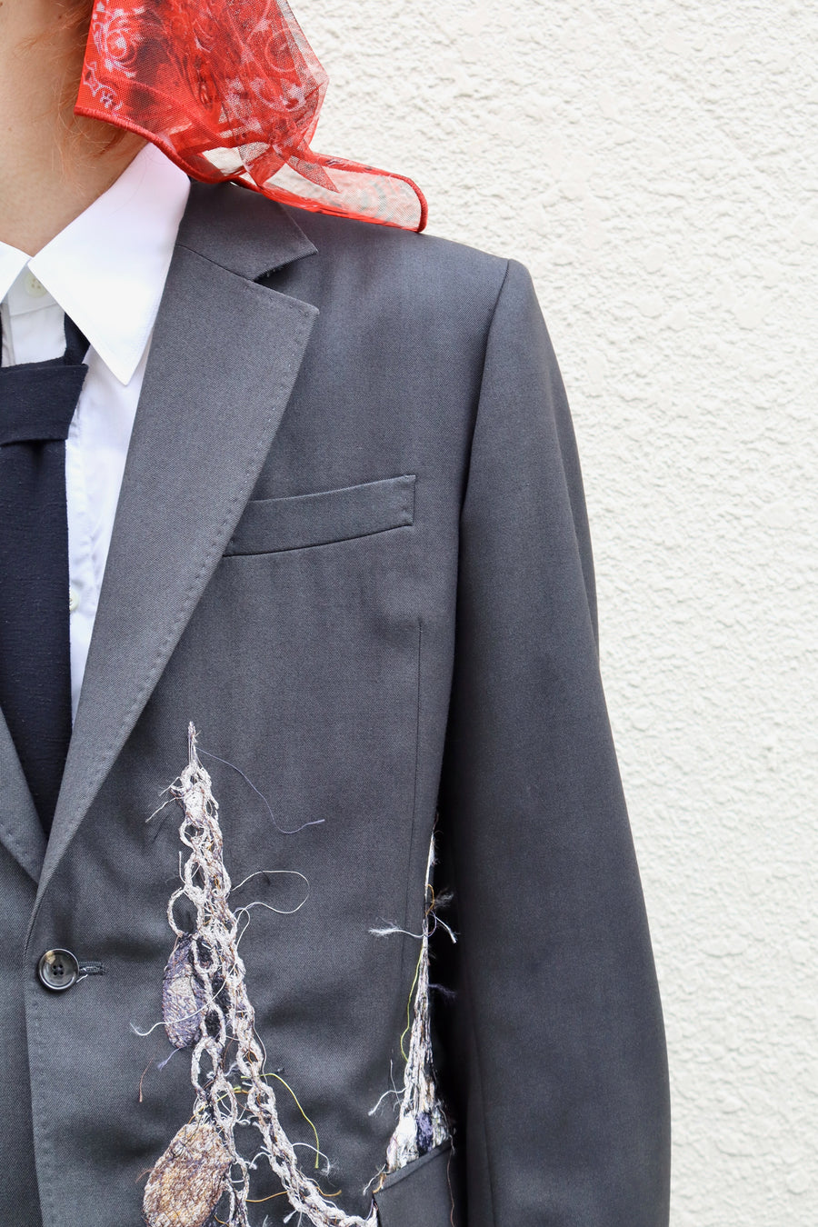 doublet  EMBROIDERED CHAIN TAILORED JACKET