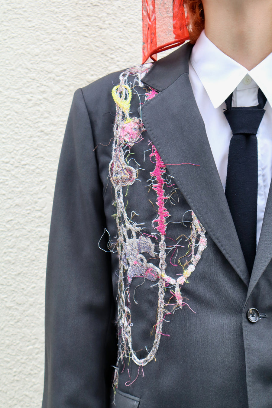 doublet  EMBROIDERED CHAIN TAILORED JACKET