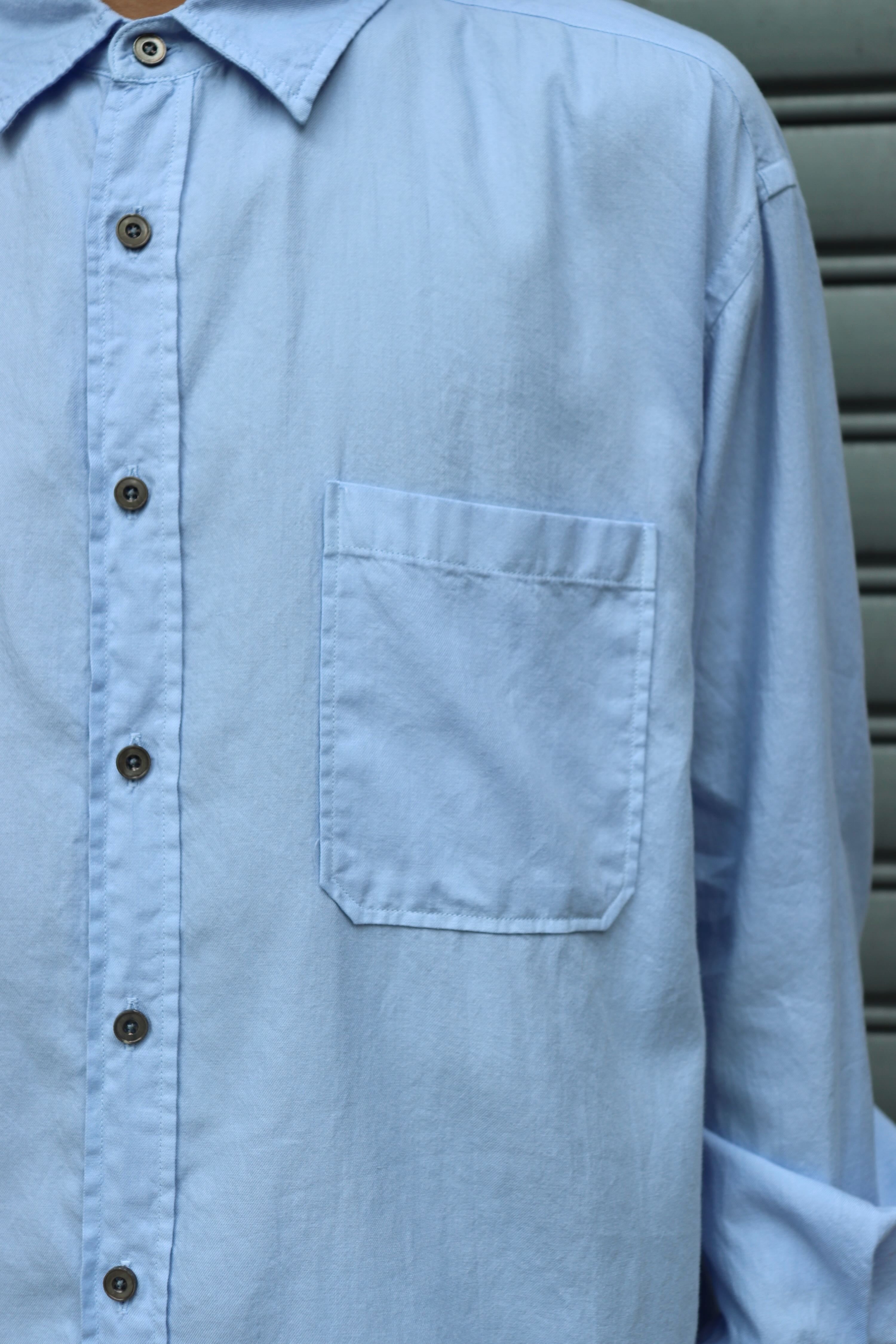 soe(ソーイ)のGarment Dyed Dad Shirts SAXの通販｜PALETTE art alive