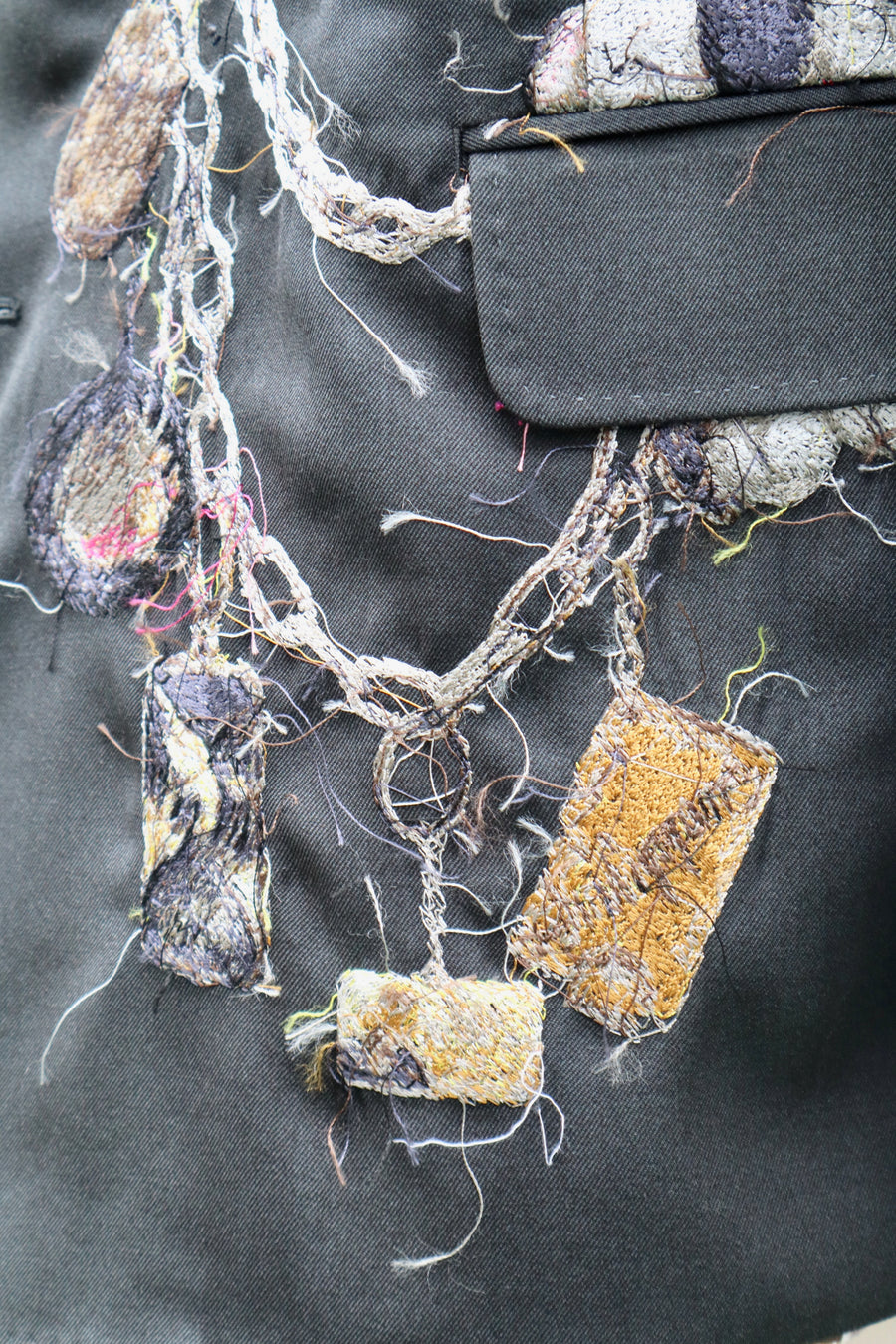 doublet  EMBROIDERED CHAIN TAILORED JACKET