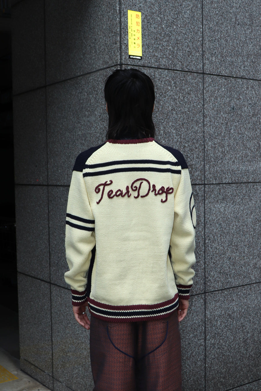 Taiga Igari  “Tear Drop” Multi Cardigan