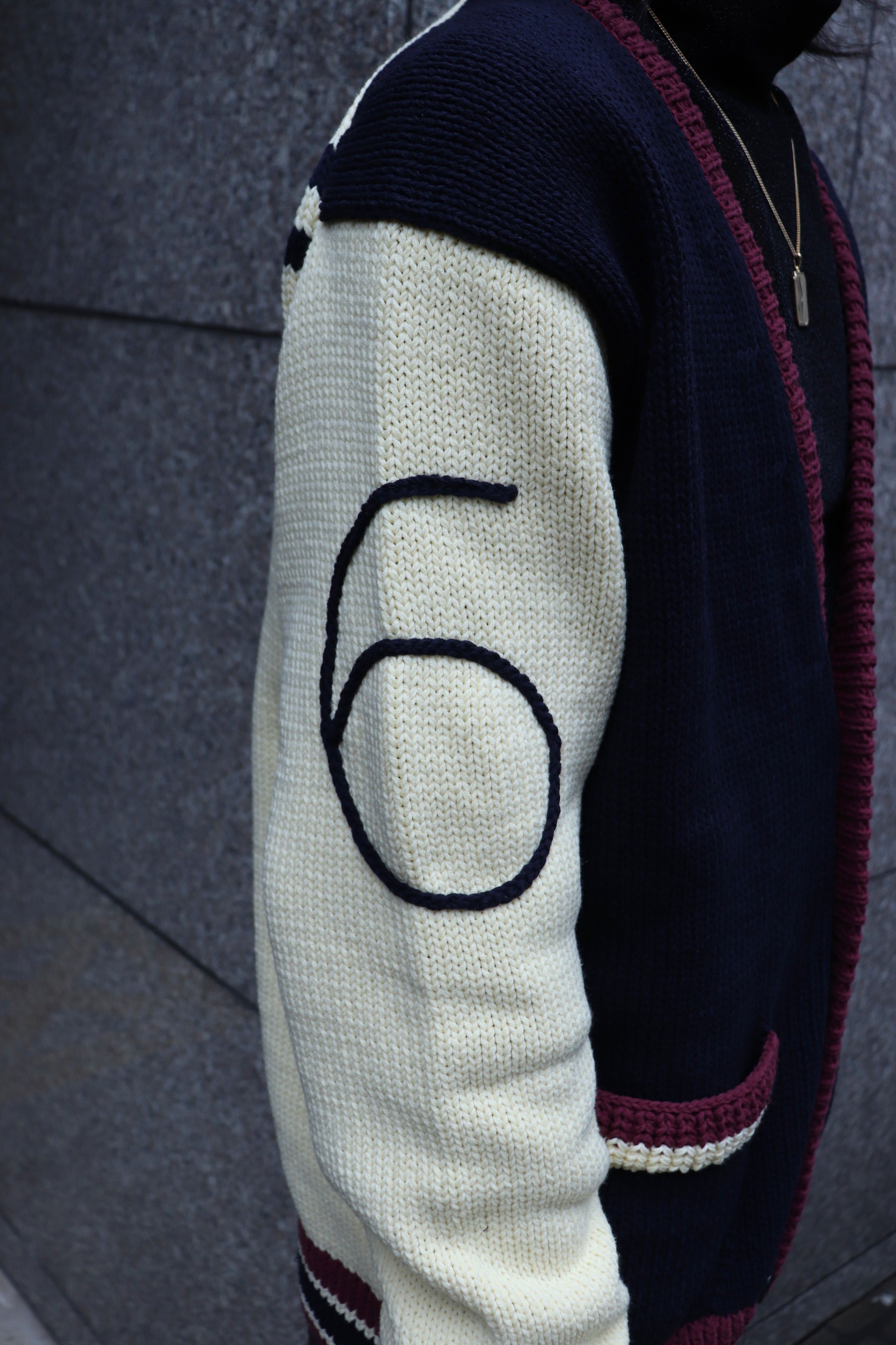 Taiga Igari　\"Tear Drop\" Multi Cardigan Taiga Igari(タイガ イガリ)の“Tear Drop” Multi Cardiganの通販