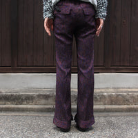 BED J.W. FORD(ベッドフォード)のGlitter Flare Pants PURPLEの通販｜PALETTE art  aliveのオンラインショップ – PALETTE art alive ONLINE STORE