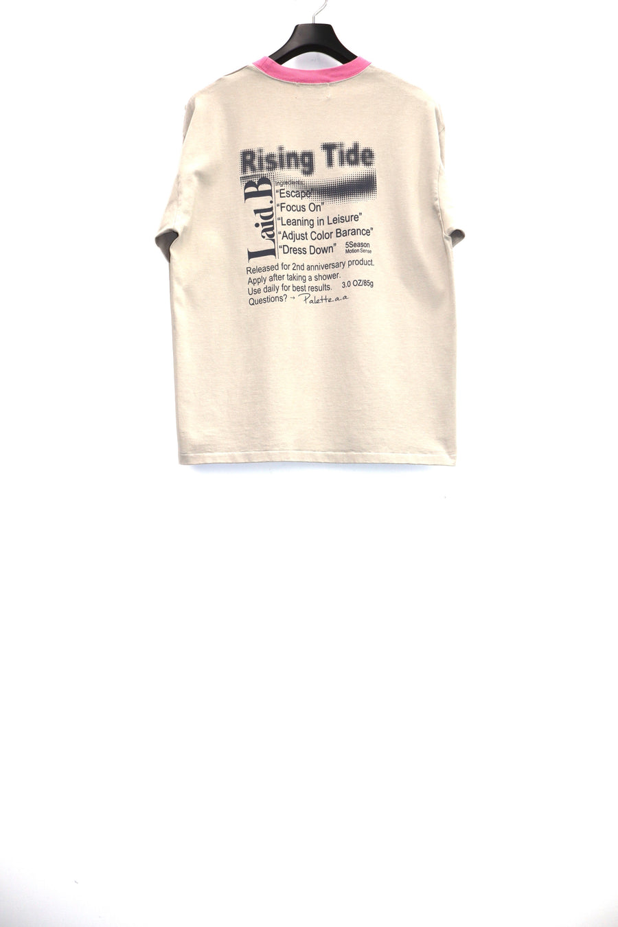 Laid.B  “Exclusive”Rising tide T-Shirt(BEIGE)
