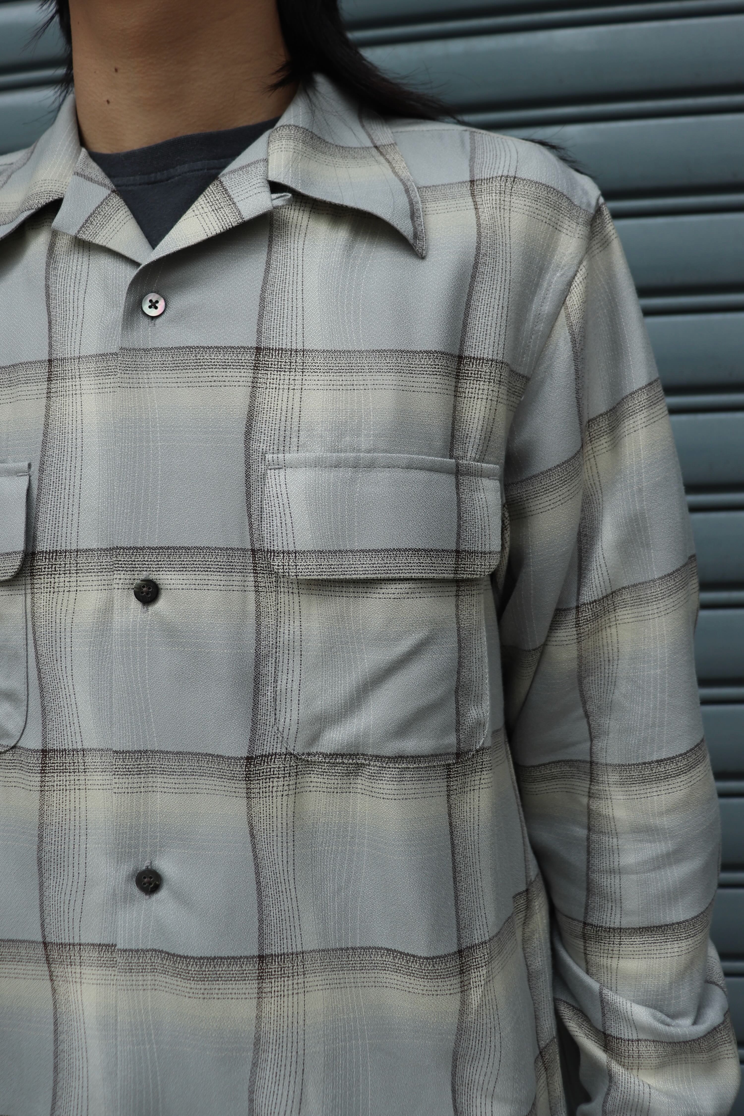 SUGARHILL(シュガーヒル)のOMBRE PLAID OPEN COLLAR SHIRTS STAGGER