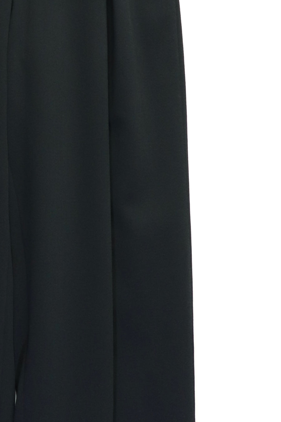SOSHIOTSUKI(ソウシオオツキ)のDOUBLE INVERTED TUCK TROUSERS BLACKの