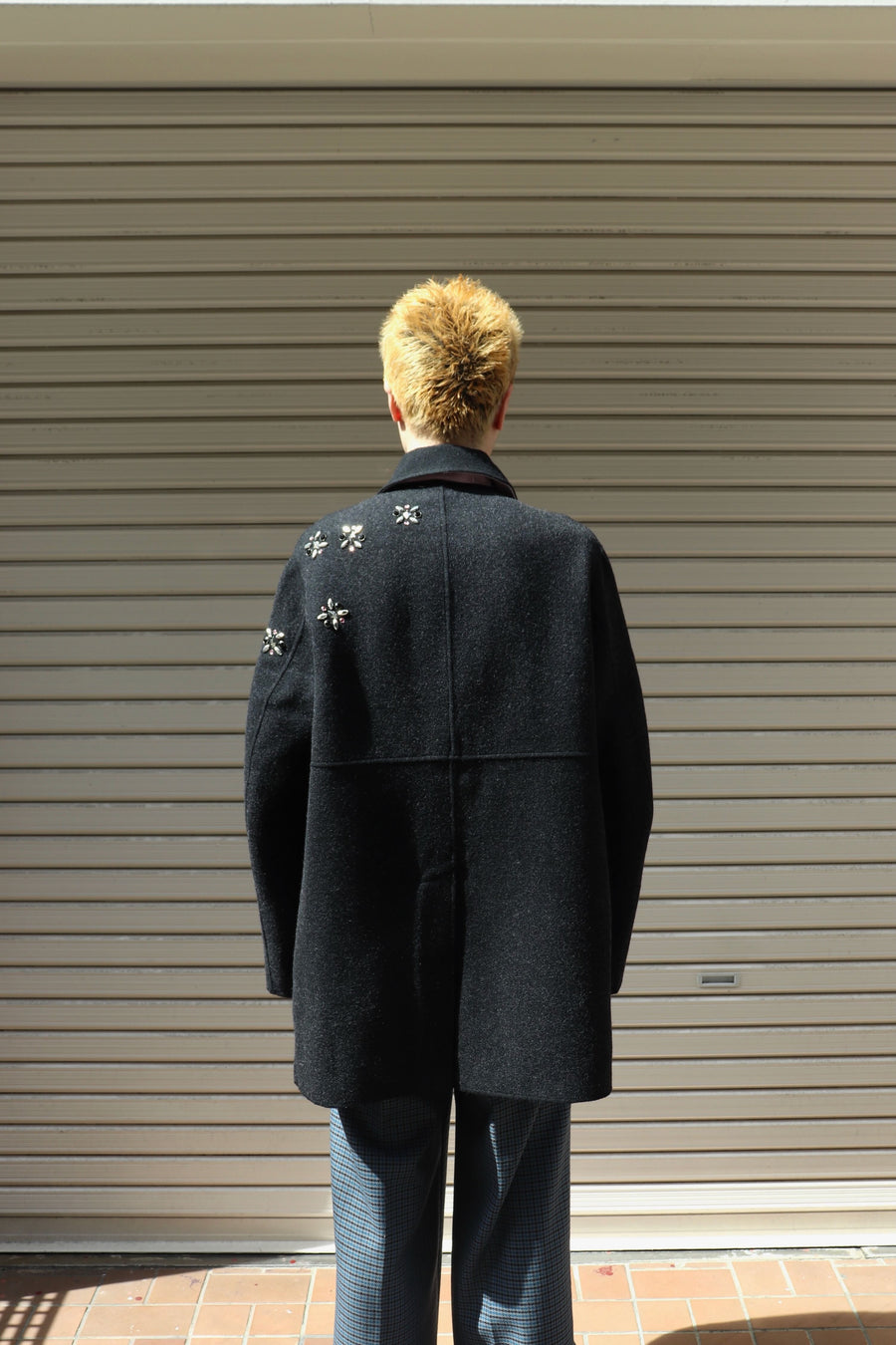 MASU  RAINDROP STUDS COAT