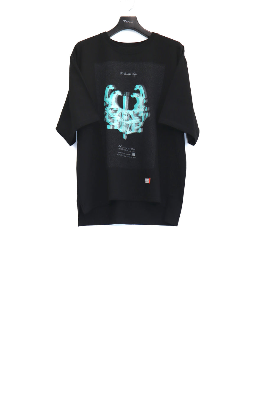 LEH  2025aw Contemporary Big Size Slit T-SH(BLACK)