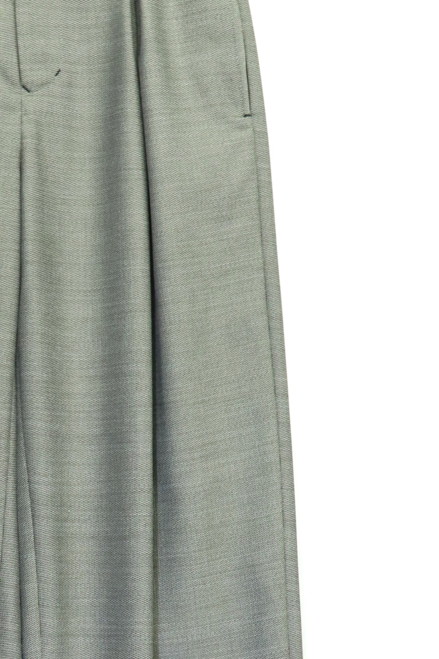 SOSHIOTSUKI(ソウシオオツキ)のDOUBLE INVERTED TUCK TROUSERS GRAYの