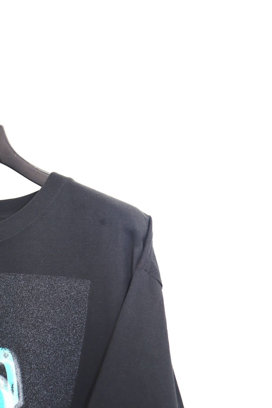 LEH  2025aw Contemporary Big Size Slit T-SH(BLACK)