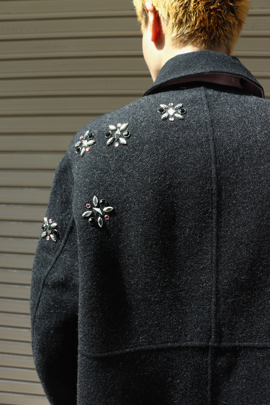 MASU  RAINDROP STUDS COAT