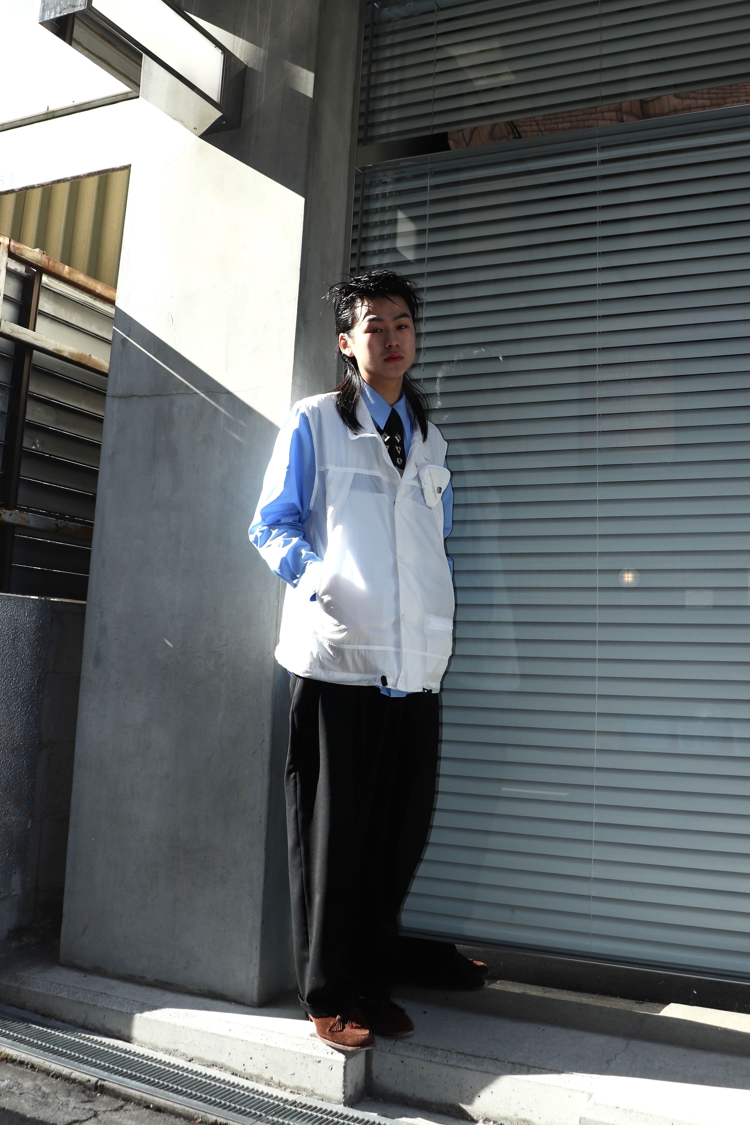 TOGA VIRILIS(トーガ ビリリース)のRipstop vest WHITEの通販｜PALETTE