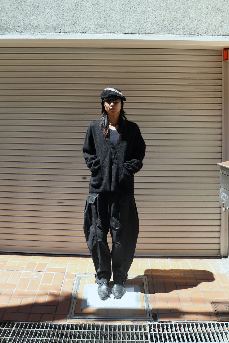 ［ー］MINUS  2025aw Cut Off 1B Cardigan(BLACK)