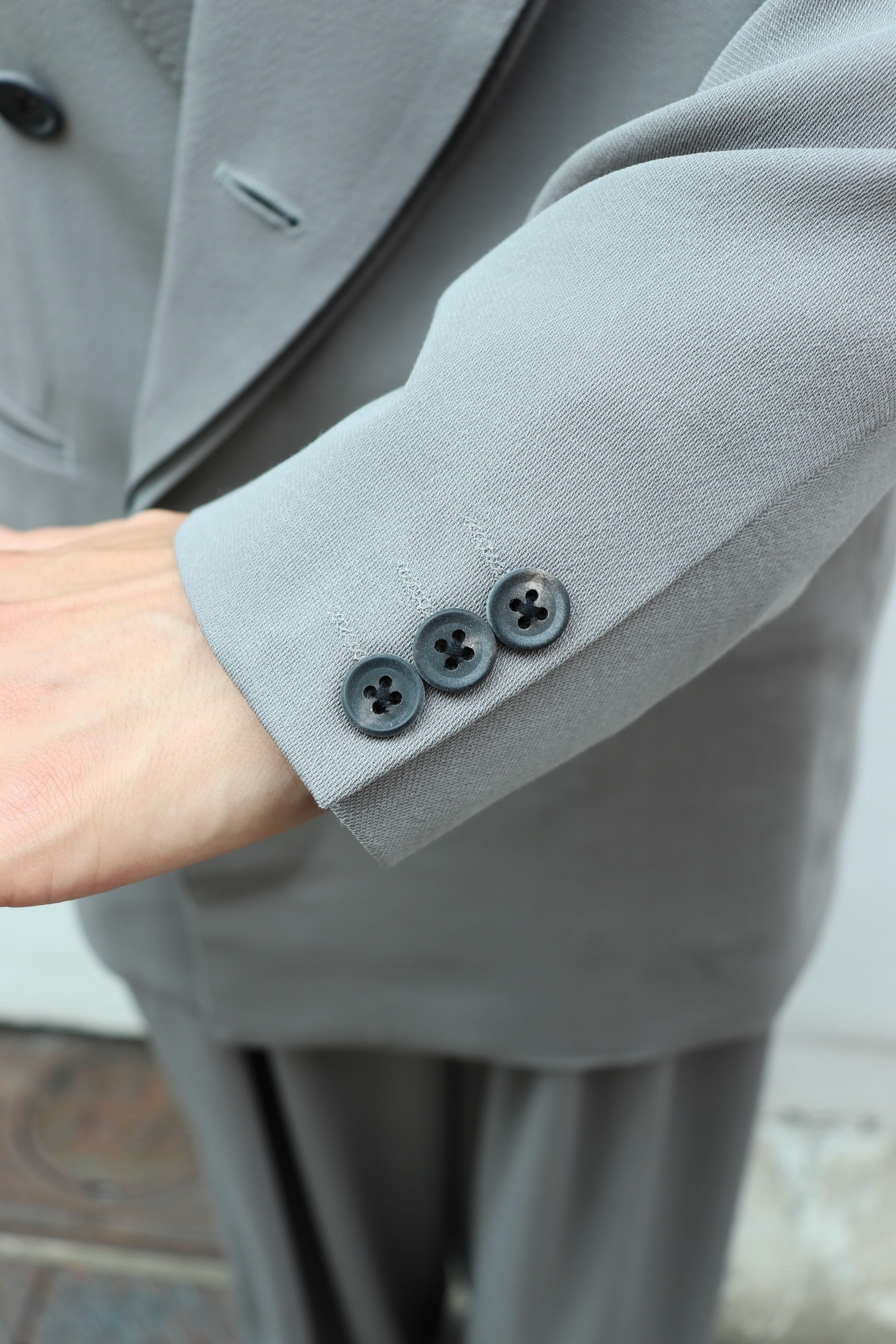SOSHIOTSUKI(ソウシオオツキ)のOPEN PLACKET JACKET KERSEY GRAYの通販