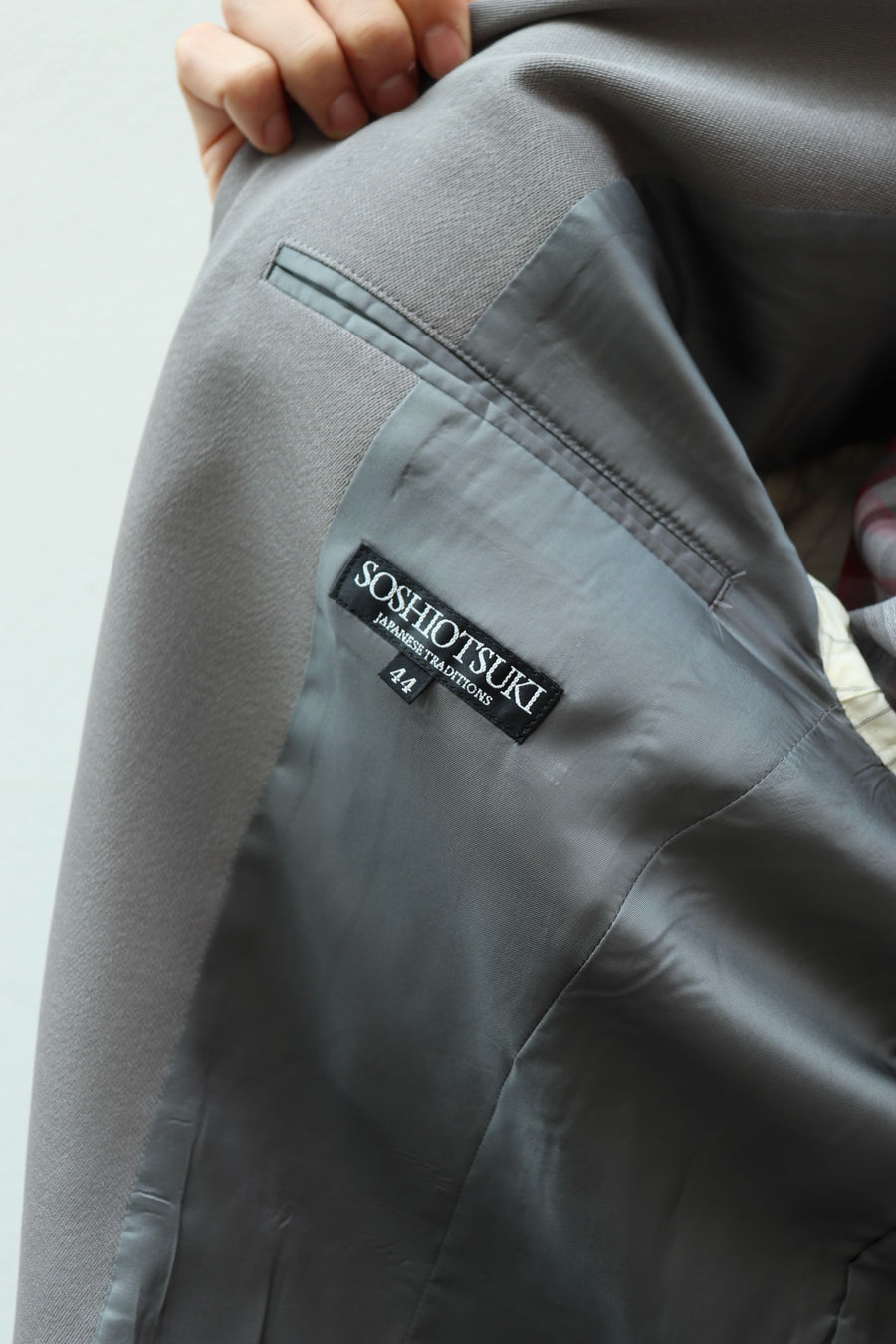 SOSHIOTSUKI(ソウシオオツキ)のOPEN PLACKET JACKET KERSEY GRAYの通販