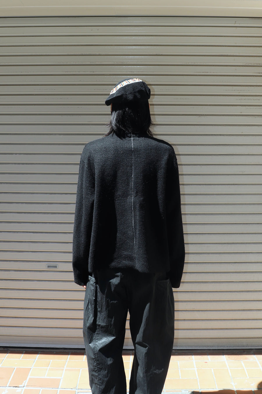 ［ー］MINUS  2025aw Cut Off 1B Cardigan(BLACK)