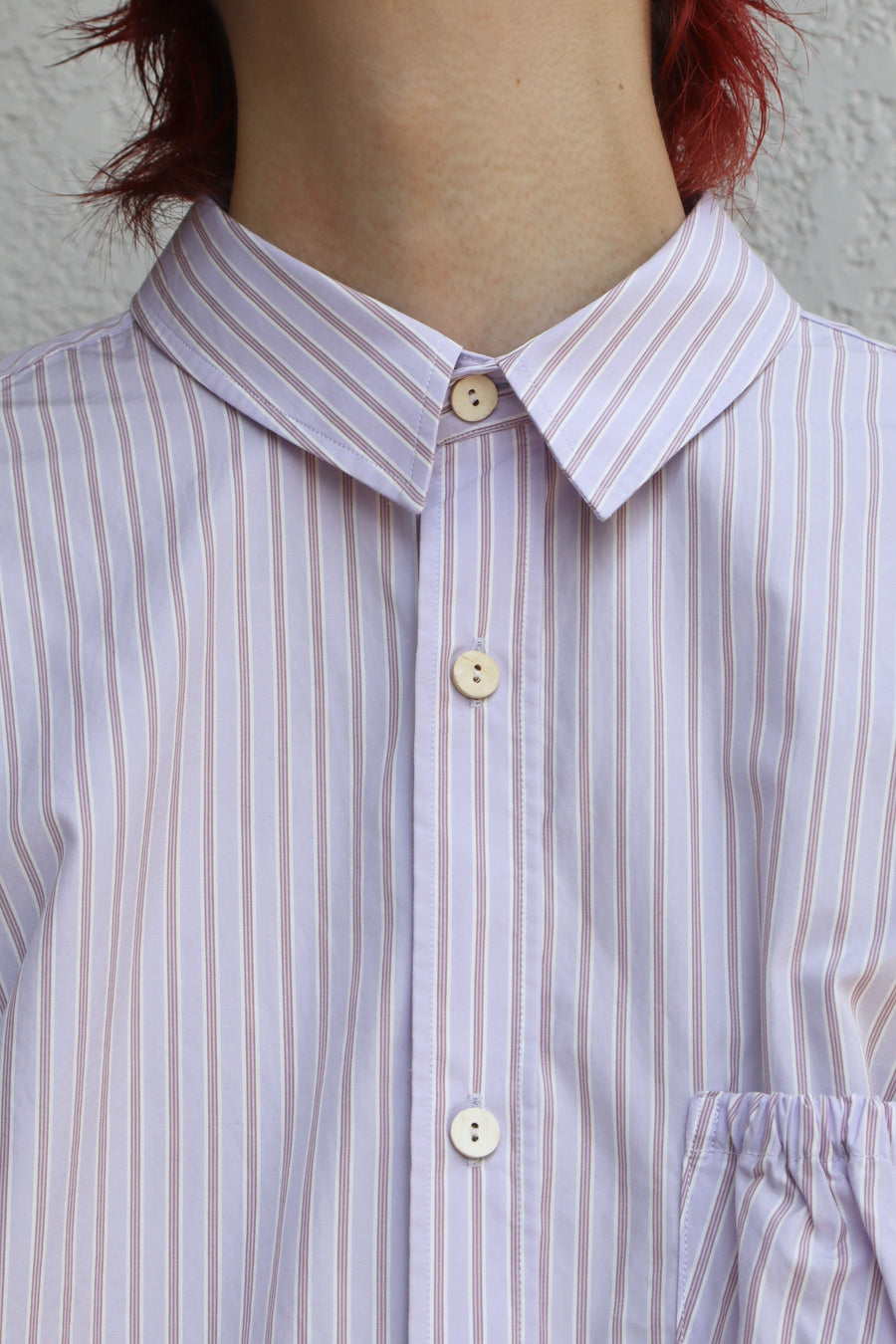 refomed  WRIST PATCH WIDE SHIRT