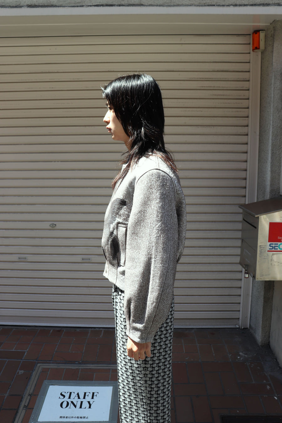 MASU  ANGEL BOMBER JACKET(GRAY)