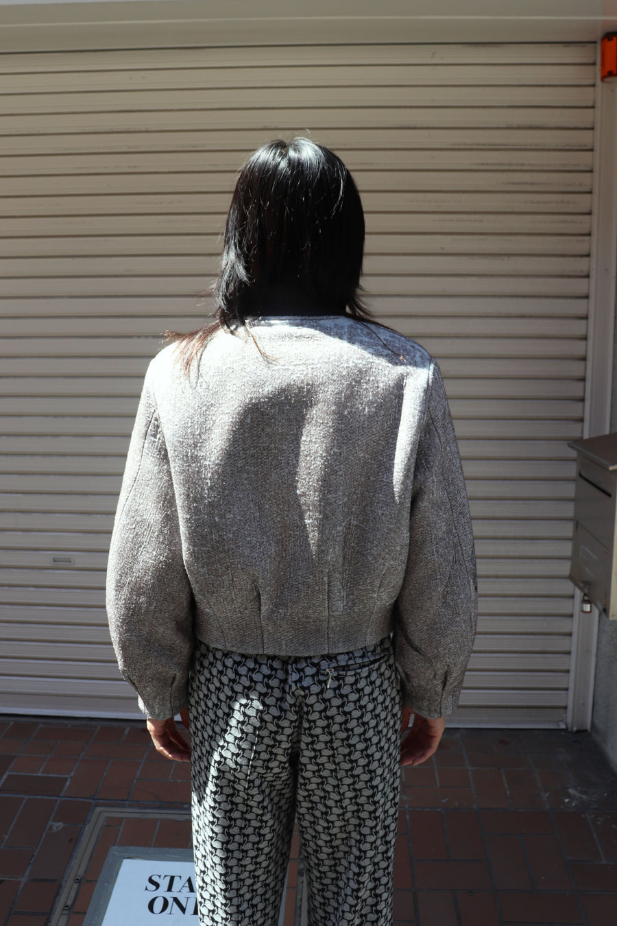 MASU  ANGEL BOMBER JACKET(GRAY)