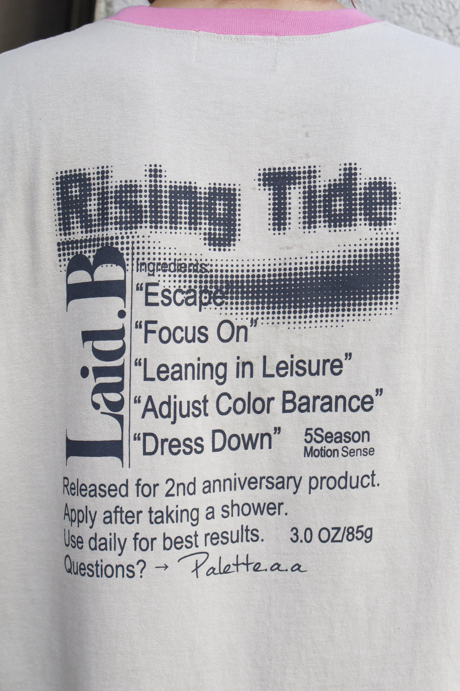 Laid.B  “Exclusive”Rising tide T-Shirt(BEIGE)