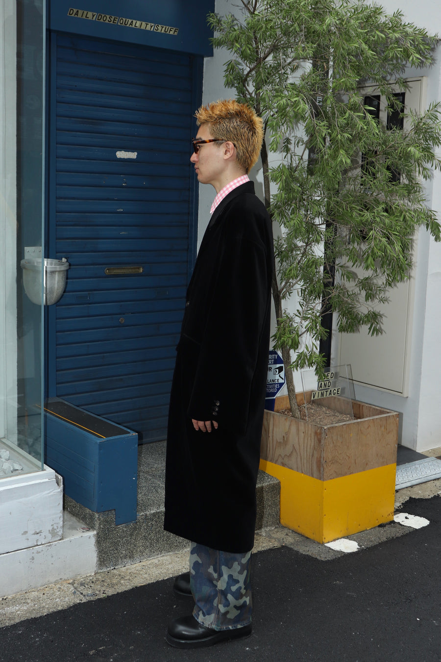 SOSHIOTSUKI  KIMONO SLEEVE CHESTER COAT