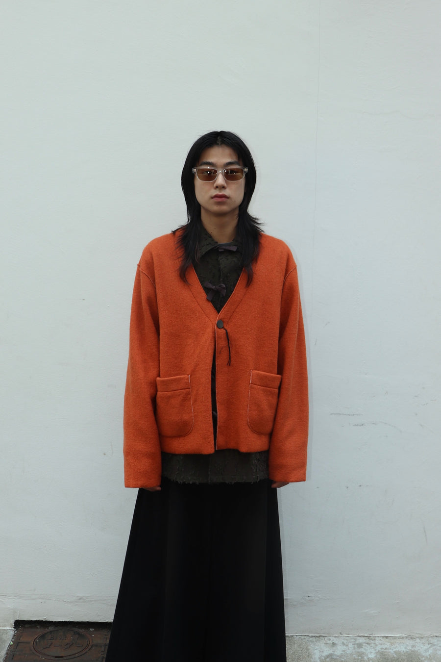 ［ー］MINUS  2025aw Cut Off 1B Cardigan(EXISTENCE)