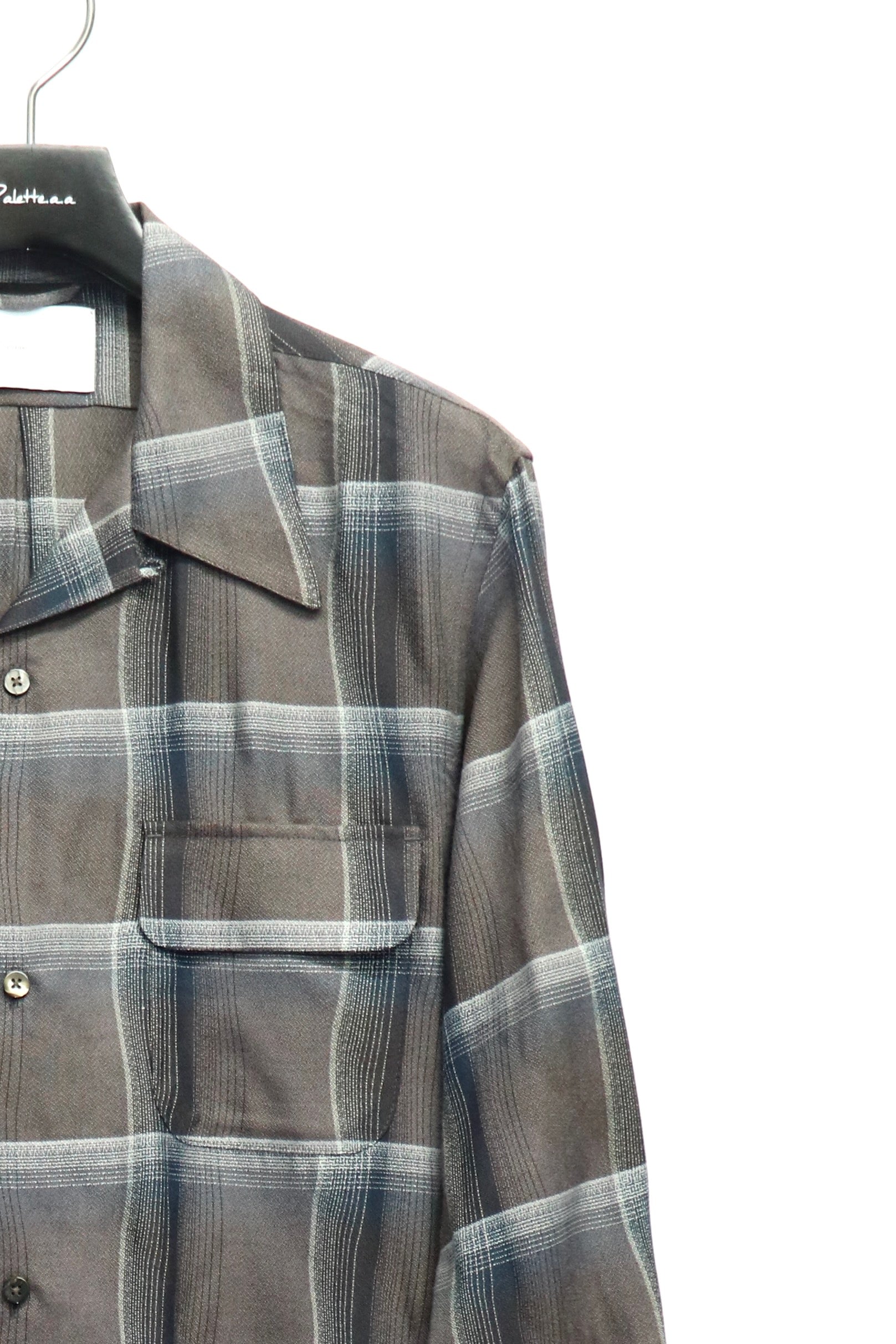 SUGARHILL(シュガーヒル)のOMBRE PLAID OPEN COLLAR SHIRTS STAGGER