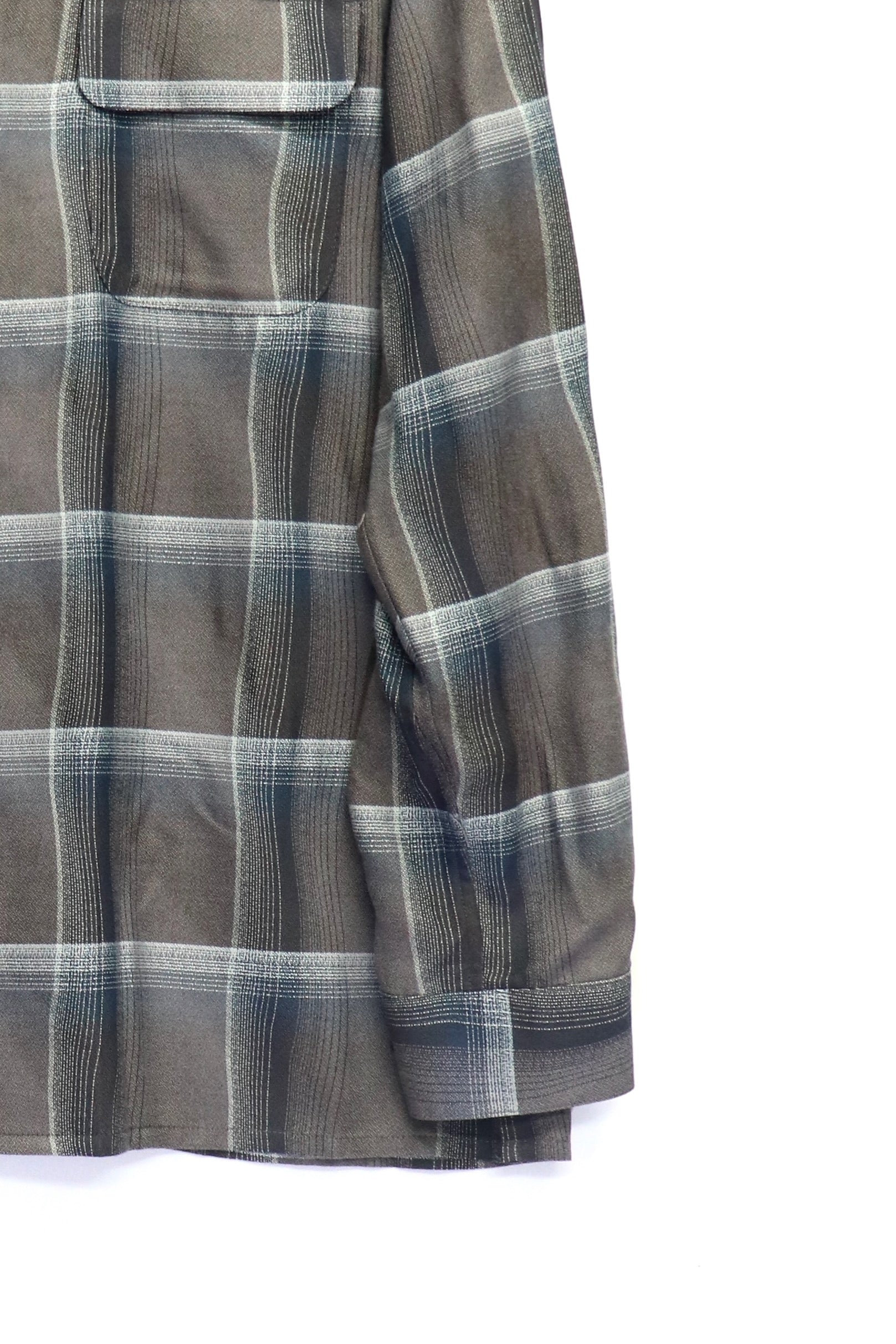 SUGARHILL(シュガーヒル)のOMBRE PLAID OPEN COLLAR SHIRTS STAGGER