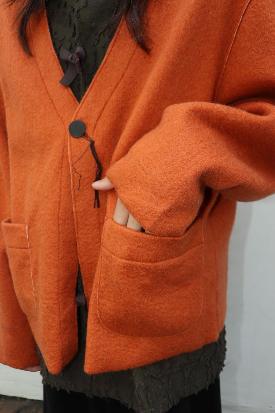 ［ー］MINUS  2025aw Cut Off 1B Cardigan(EXISTENCE)