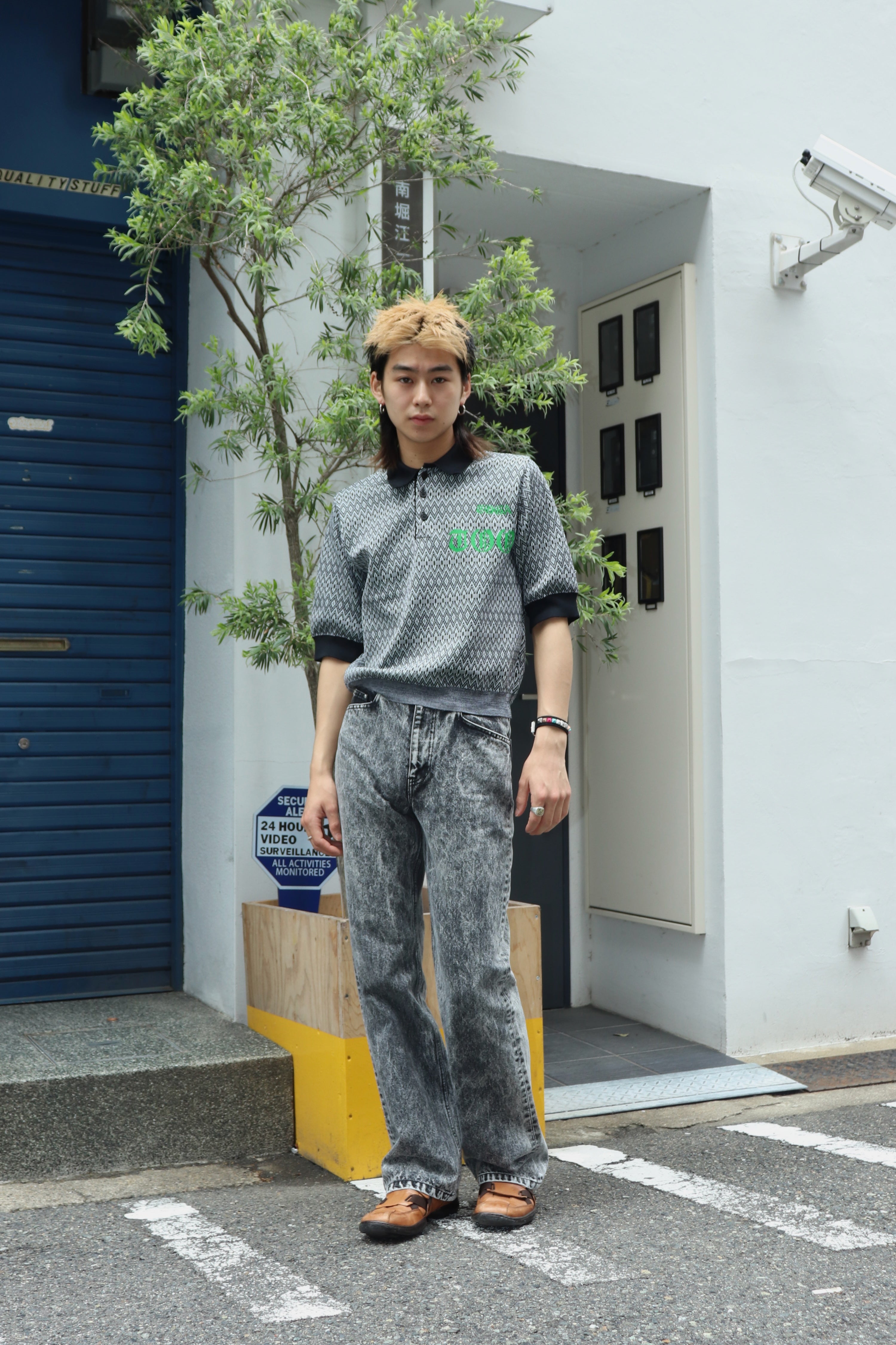 正規23AW MASU デニム スタッズ ブレスレット バングル 1204O