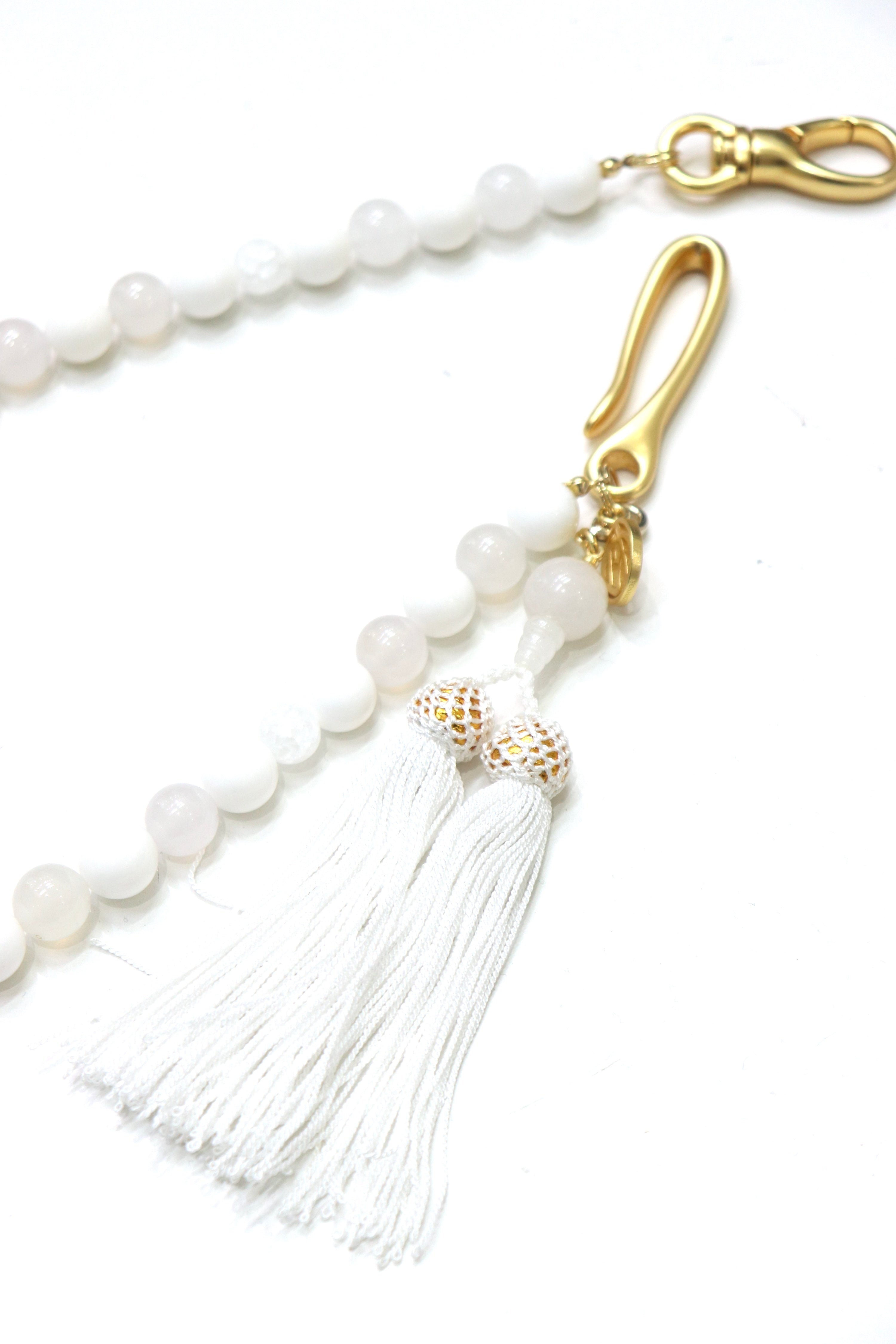 SOSHIOTSUKI(ソウシオオツキ)のJUZU WALLET CHAIN WHITEの通販