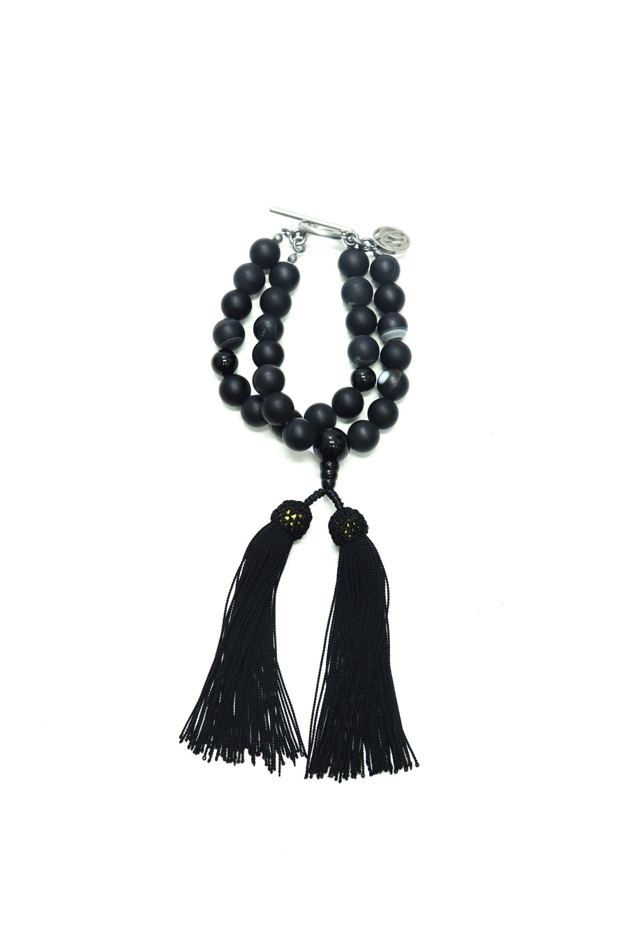 SOSHIOTSUKI  DOUBLE JUZU BRACELET-2(BLACK)